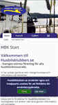 Mobile Screenshot of husbilsklubben.se